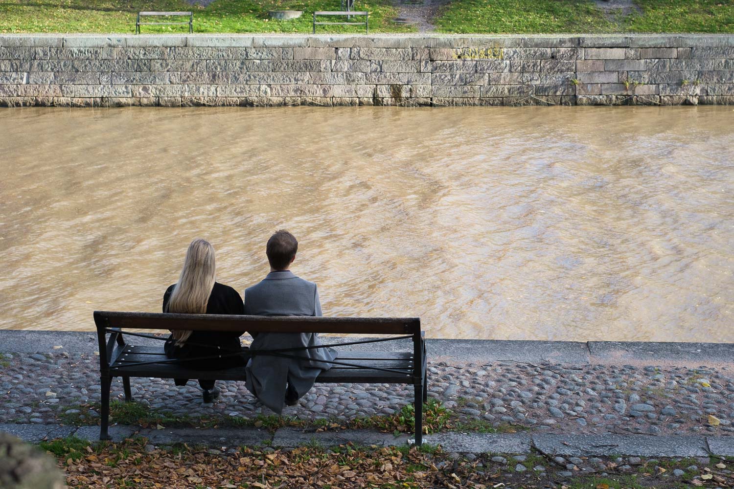 Aurajoki Turussa. Valokuva.