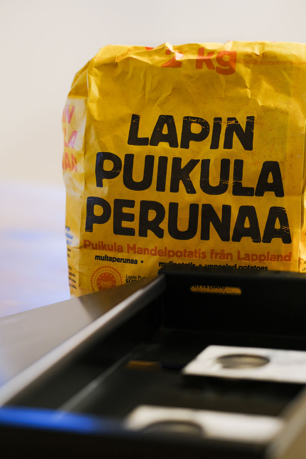 Lapin puikula on hyvä perunalajike imellettyyn perunalaatikkoon. Valokuva.