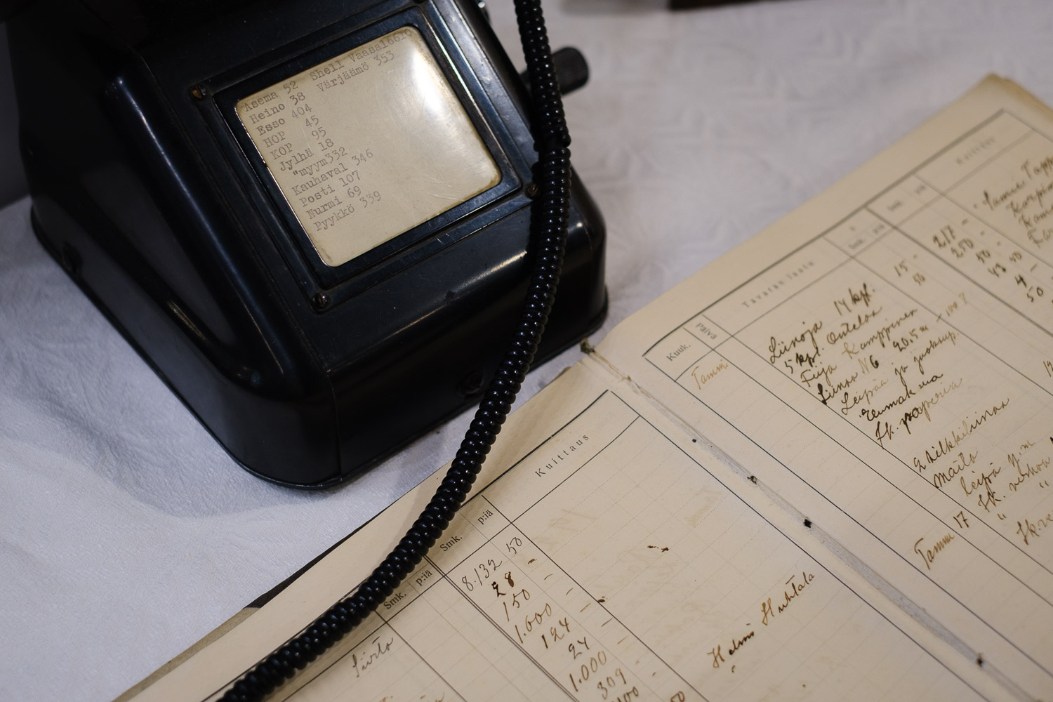 Käsityöyrityksen historiaa. Valokuva.