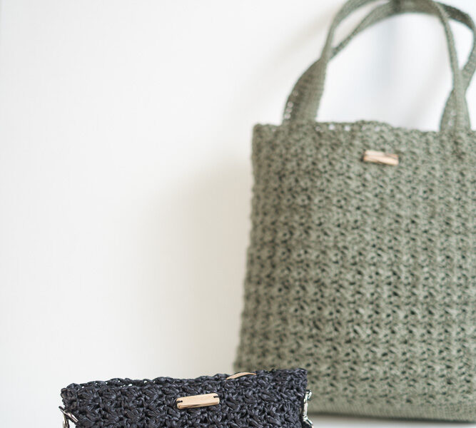 Kesälaukku virkaten