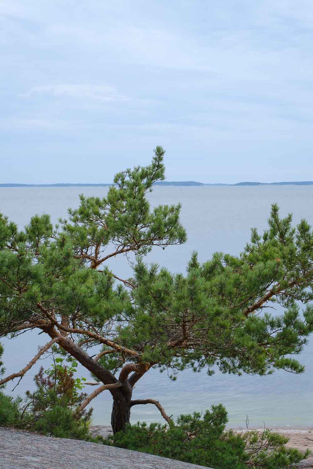 Merimaisemaa Kustavissa. Valokuva.